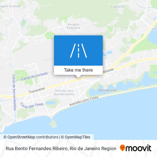 Rua Bento Fernandes Ribeiro map