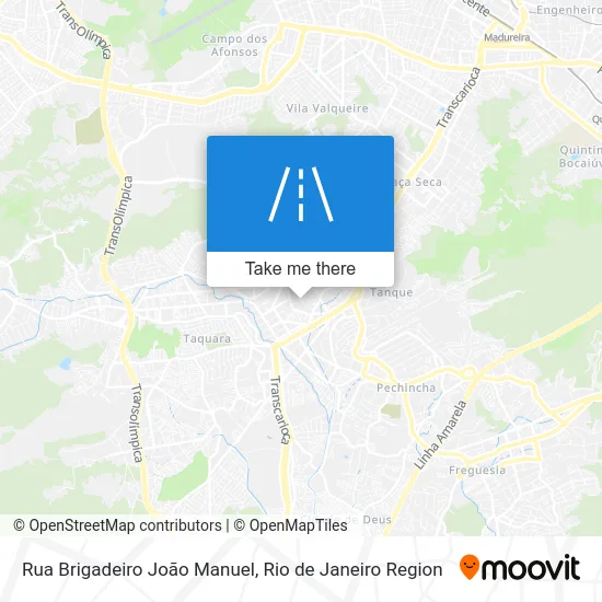 Rua Brigadeiro João Manuel map