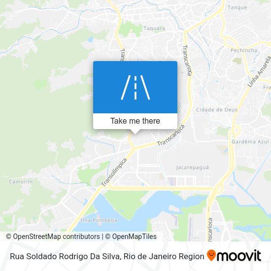Rua Soldado Rodrigo Da Silva map