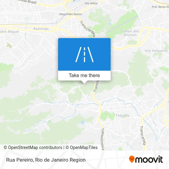 Rua Pereiro map