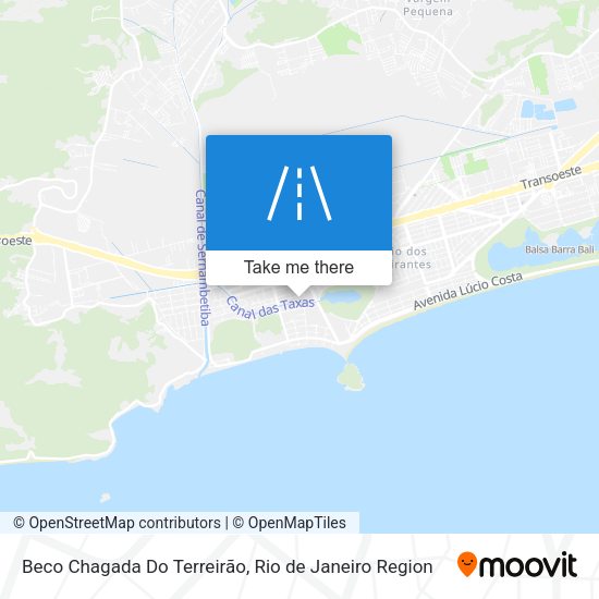 Beco Chagada Do Terreirão map