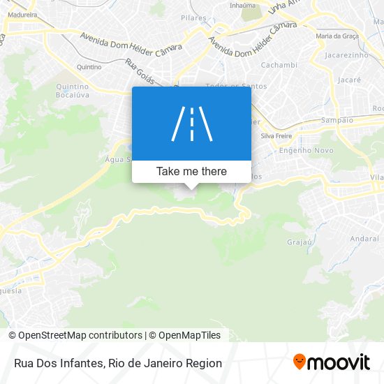 Rua Dos Infantes map
