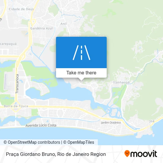 Praça Giordano Bruno map