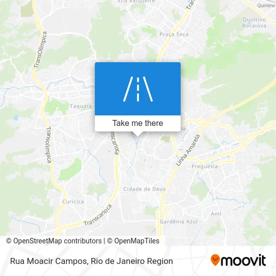 Rua Moacir Campos map