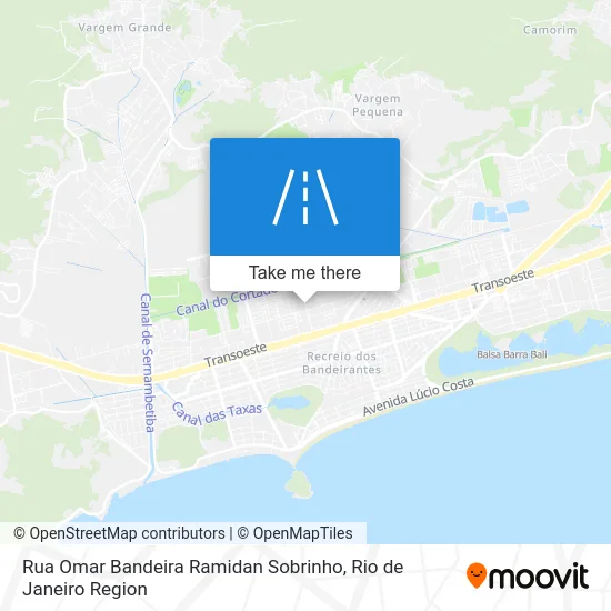 Rua Omar Bandeira Ramidan Sobrinho map