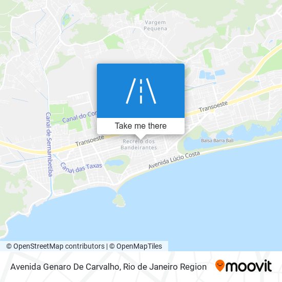 Mapa Avenida Genaro De Carvalho