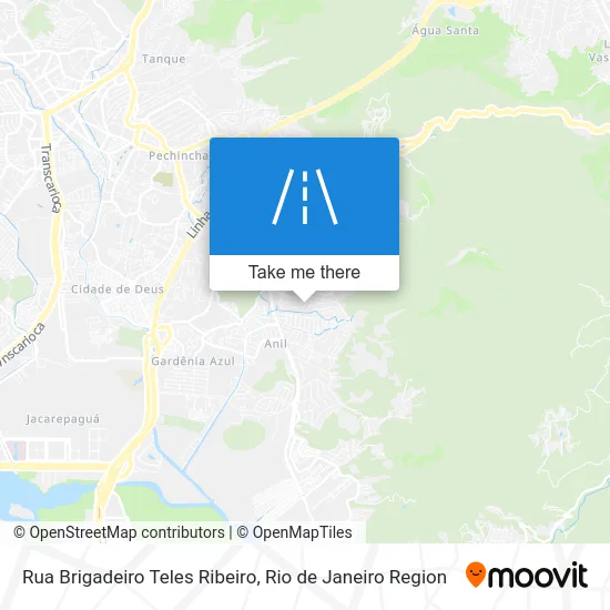 Rua Brigadeiro Teles Ribeiro map