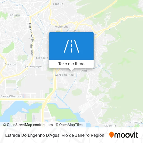 Estrada Do Engenho D'Água map