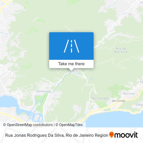 Rua Jonas Rodrigues Da Silva map