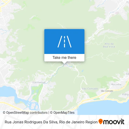 Rua Jonas Rodrigues Da Silva map