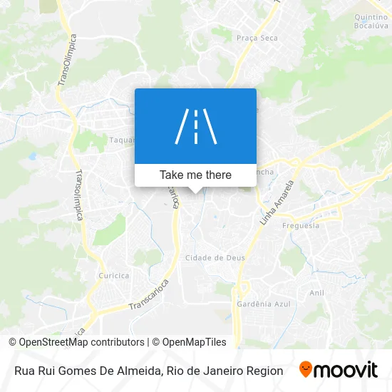 Rua Rui Gomes De Almeida map