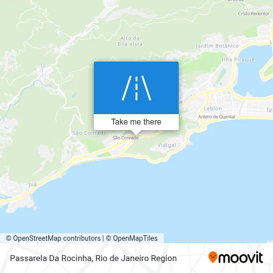 Passarela Da Rocinha map