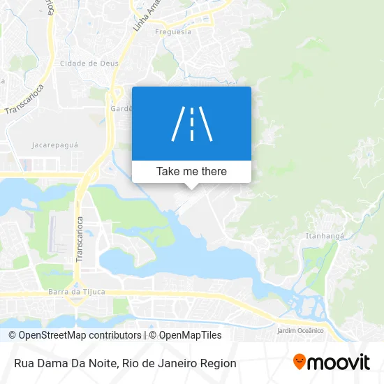 Rua Dama Da Noite map