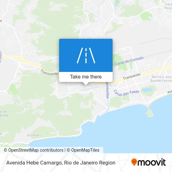 Avenida Hebe Camargo map