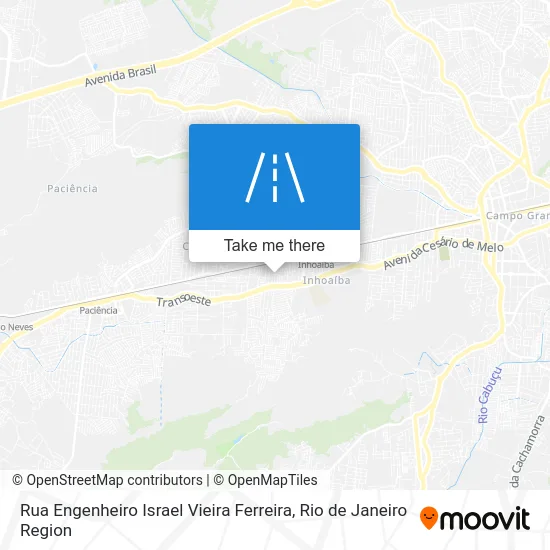 Rua Engenheiro Israel Vieira Ferreira map