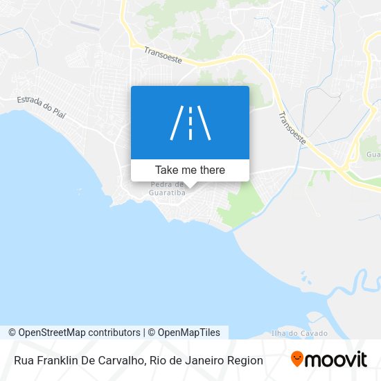 Rua Franklin De Carvalho map