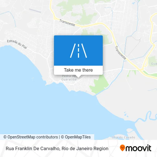 Rua Franklin De Carvalho map