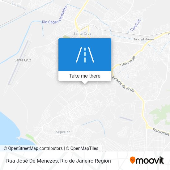 Rua José De Menezes map