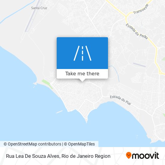 Mapa Rua Lea De Souza Alves