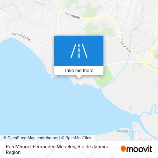 Rua Manoel Fernandes Meireles map