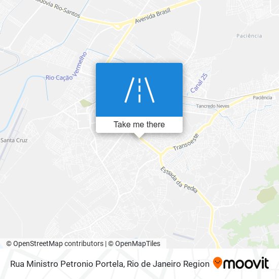 Rua Ministro Petronio Portela map