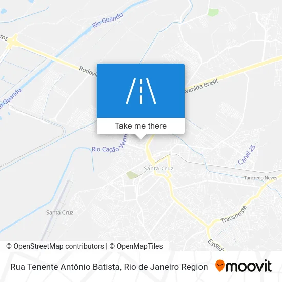 Rua Tenente Antônio Batista map