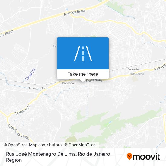 Rua José Montenegro De Lima map