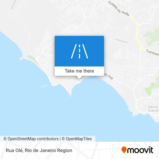 Rua Olé map