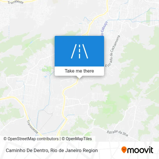 Caminho De Dentro map