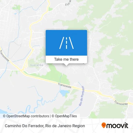 Caminho Do Ferrador map