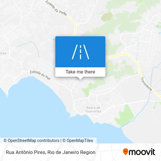 Rua Antônio Pires map