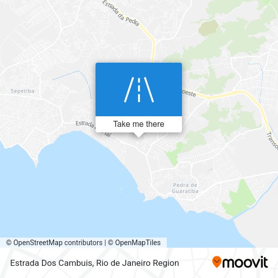 Estrada Dos Cambuis map