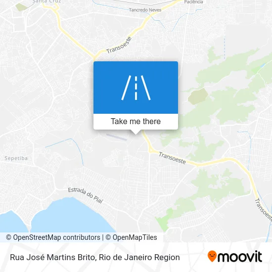 Rua José Martins Brito map