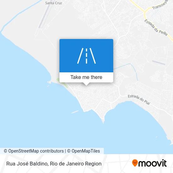 Rua José Baldino map