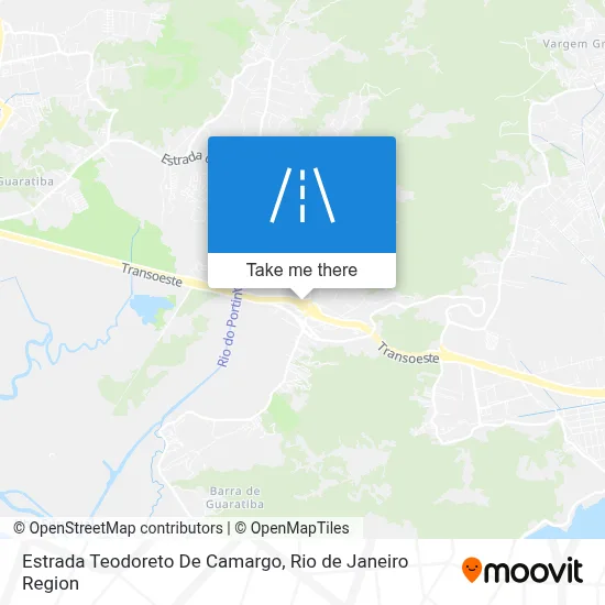 Estrada Teodoreto De Camargo map