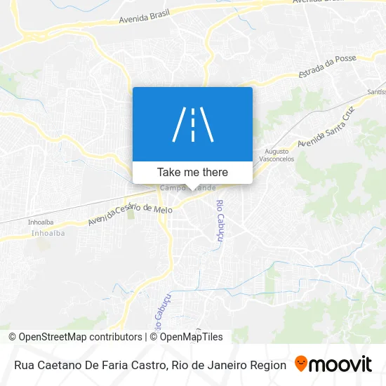 Rua Caetano De Faria Castro map
