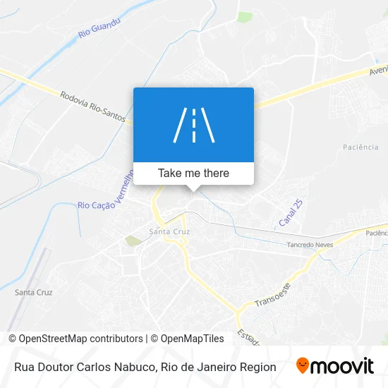 Rua Doutor Carlos Nabuco map