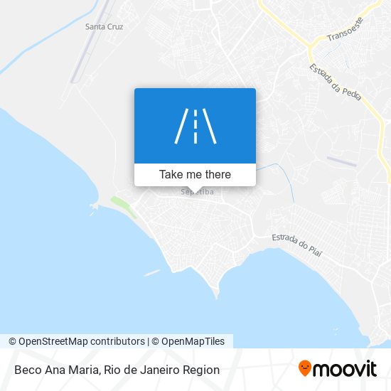Beco Ana Maria map