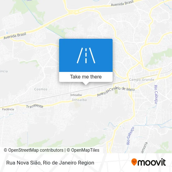 Rua Nova Sião map