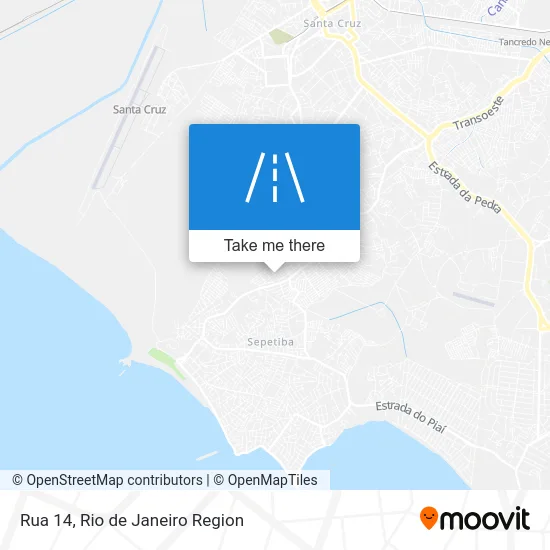 Rua 14 map