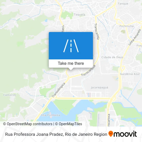 Rua Professora Joana Pradez map