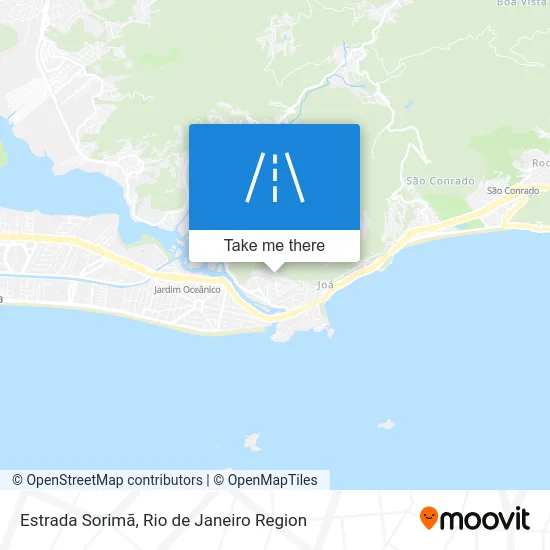 Estrada Sorimã map