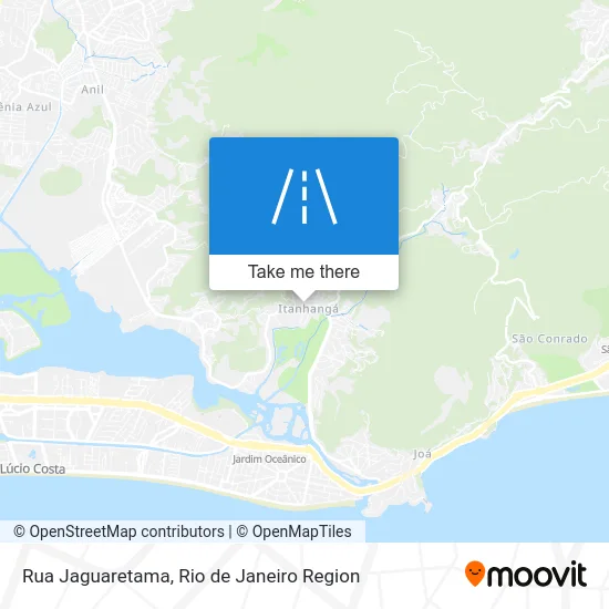 Rua Jaguaretama map