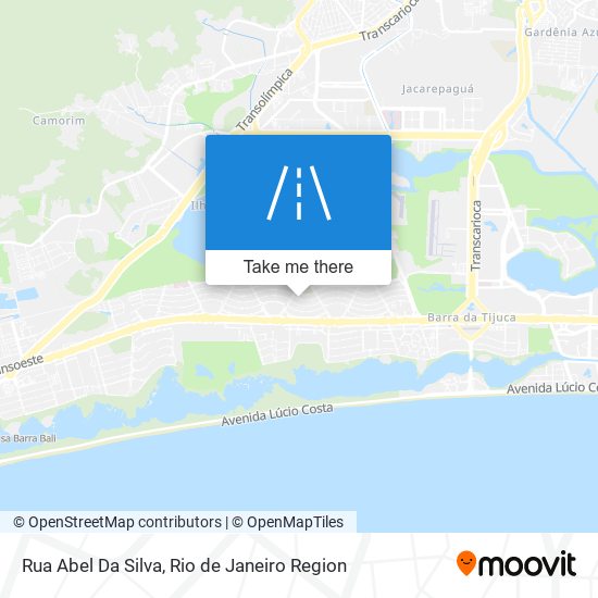 Rua Abel Da Silva map