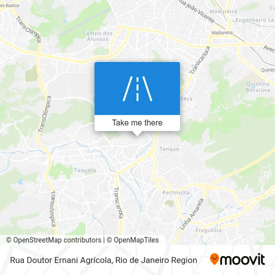 Rua Doutor Ernani Agrícola map