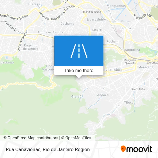 Rua Canavieiras map
