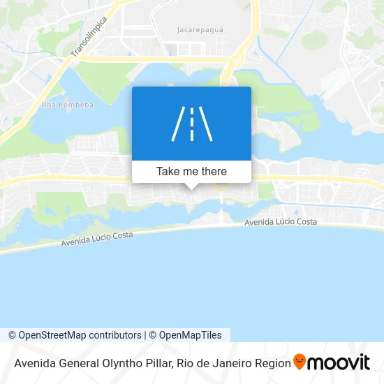 Avenida General Olyntho Pillar map