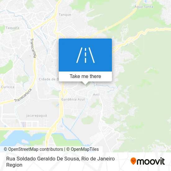 Rua Soldado Geraldo De Sousa map