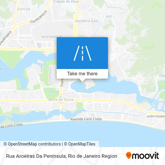 Rua Aroeiras Da Península map