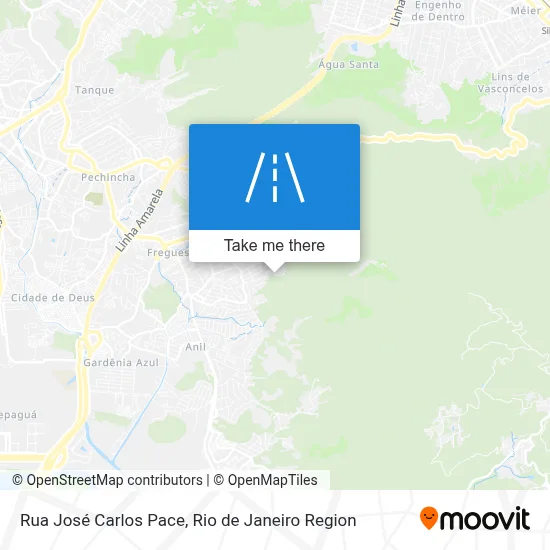 Rua José Carlos Pace map